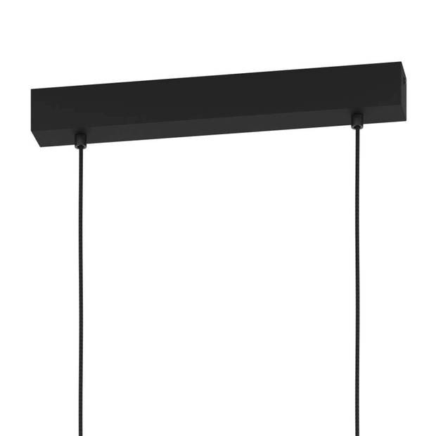 EGLO Libertad 1 Hanglamp - E27 - 76 cm - Zwart/Bruin