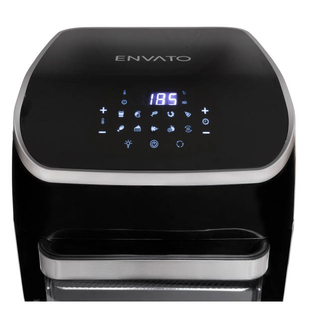 Envato AF001 XL Airfryer - Heteluchtfriteuse - 12 Liter - Zwart