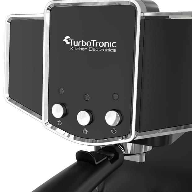 TurboTronic CM23 Pistonmachine - Espressomachine - Zwart