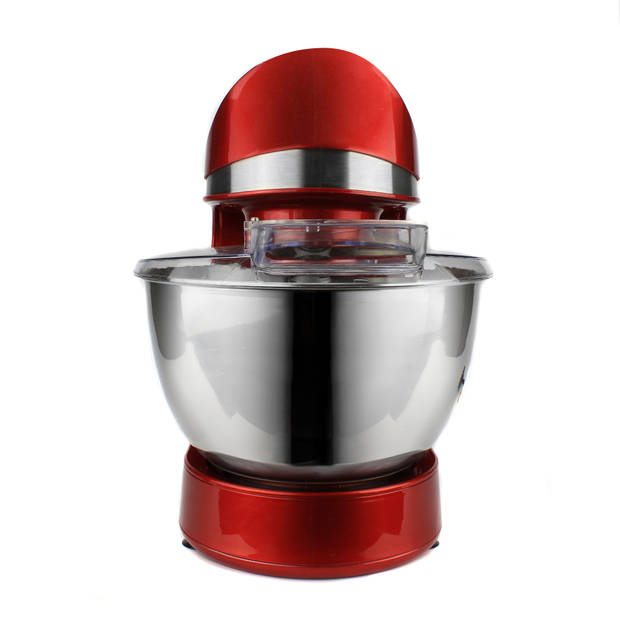 TurboTronic TT-002 Keukenmachine – Mixer – 5 Liter - Rood