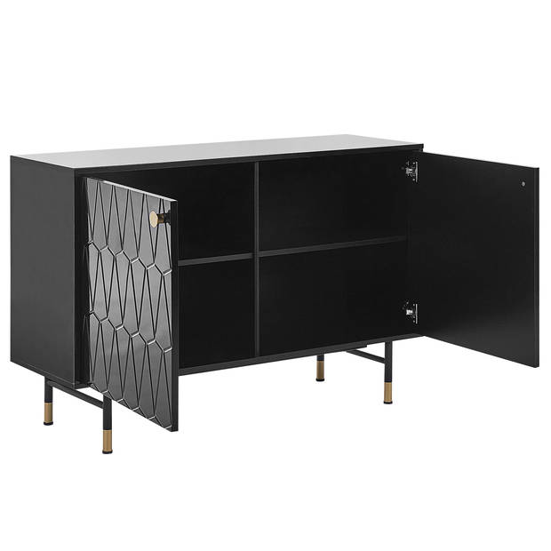 Beliani ADANTE - Sideboard-Zwart-MDF