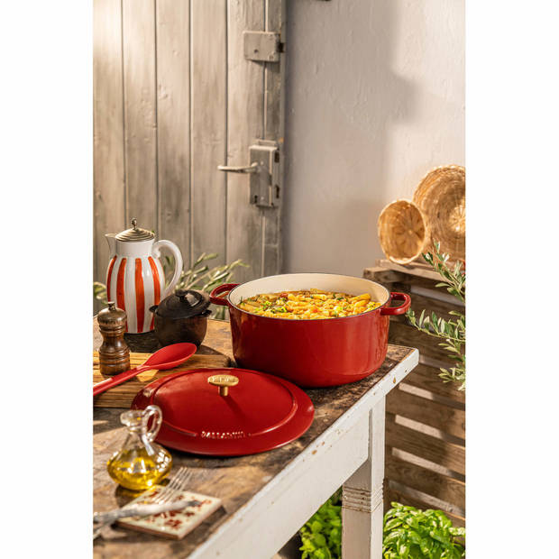 Ballarini Bellamonte braadpan rond 26cm - 5,5L Rood