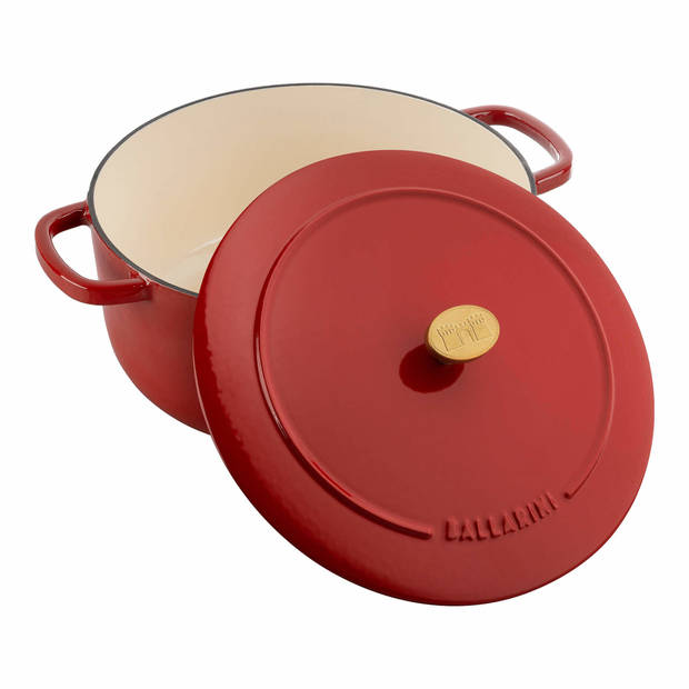 Ballarini Bellamonte braadpan rond 26cm - 5,5L Rood