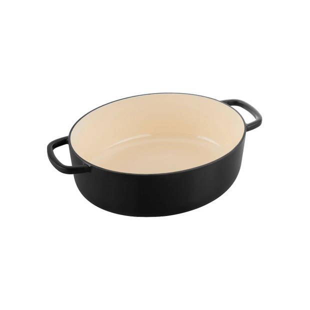 Ballarini Bellamonte braadpan ovaal 29cm - 4,5L Zwart