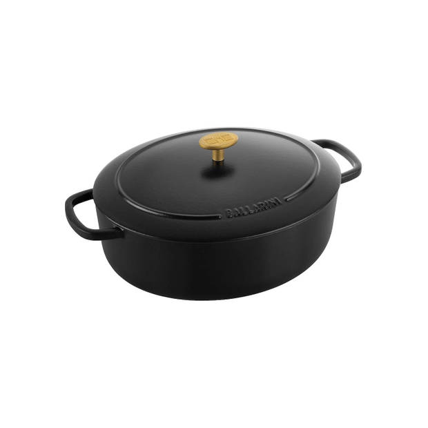 Ballarini Bellamonte braadpan ovaal 29cm - 4,5L Zwart