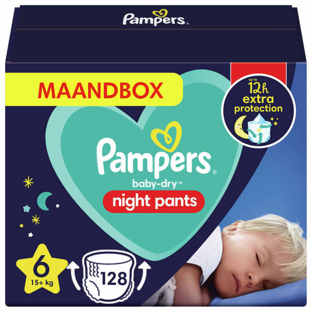 Pampers - Night Pants - Maat 6 - Mega Pack - 128 luierbroekjes