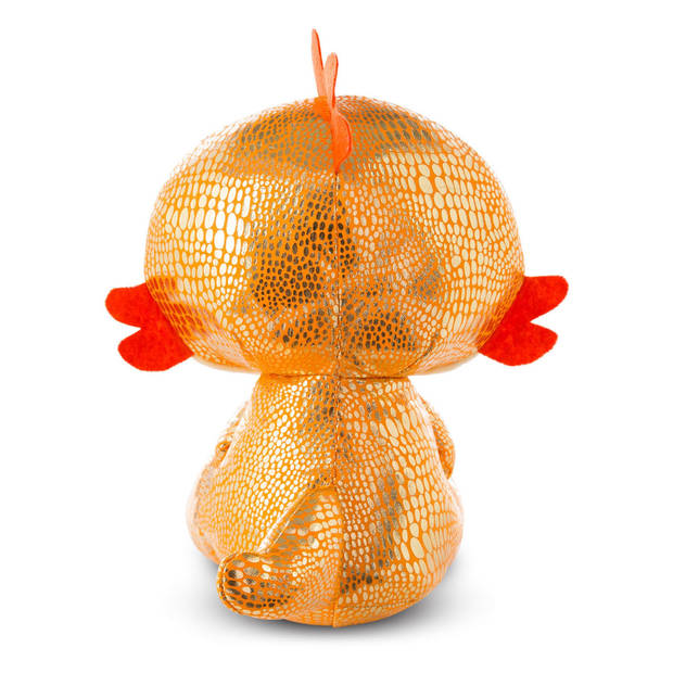 Nici draak Yo-Yo - pluche knuffel - oranje - 15 cm - Knuffeldier