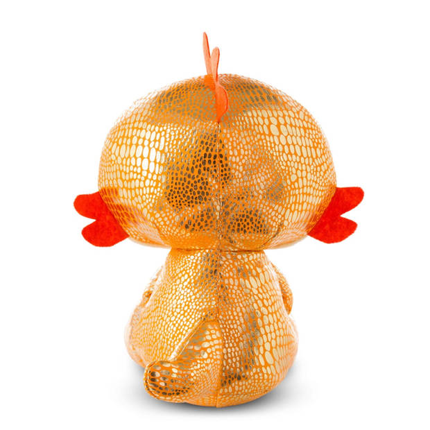 Nici draak Yo-Yo - pluche knuffel - oranje - 15 cm - Knuffeldier