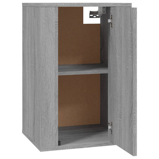 vidaXL Tv-wandmeubel 40x34,5x60 cm grijs sonoma eikenkleurig