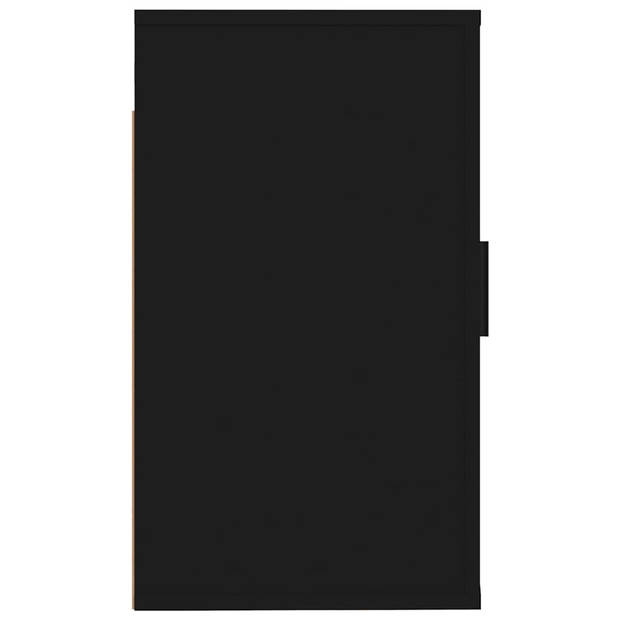 vidaXL Tv-wandmeubels 2 st 40x34,5x60 cm zwart