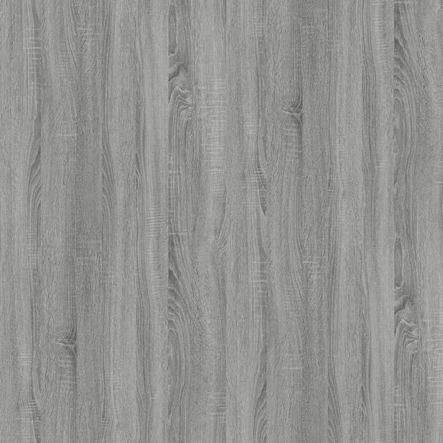 vidaXL Bijzettafel 50x46x35 cm bewerkt hout grijs sonoma eikenkleurig