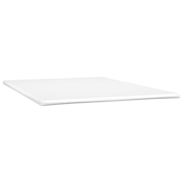 vidaXL Boxspring met matras fluweel donkergroen 140x190 cm