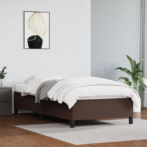 vidaXL Bedframe kunstleer bruin 80x200 cm