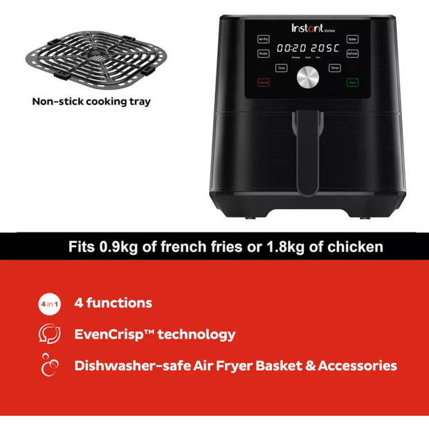 Instant Pot Vortex 4 liter airfryer