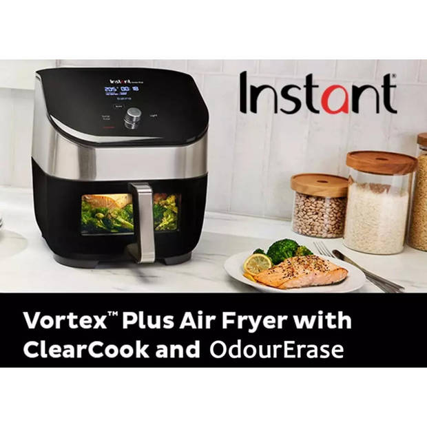 Instant Vortex Plus ClearCook OdorErase RVS 5,7 liter (6 Qt)