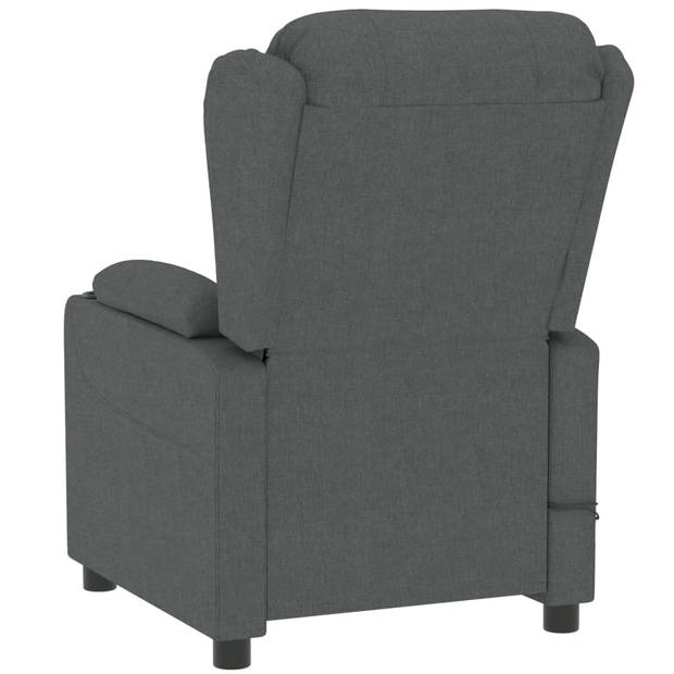 The Living Store Massagefauteuil - Elektrisch Verstelbare Comfortstoel - 72.5 x 96 x 99.5 cm - Donkergrijs