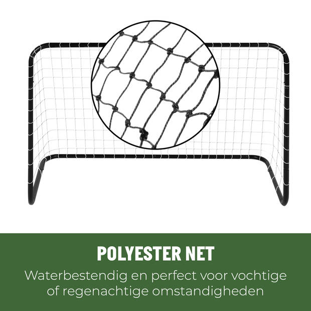 Umbro voetbal goal/voetbaldoeltjes set van 2x stuks 78 x 45 x 56 cm - Voetbaldoel