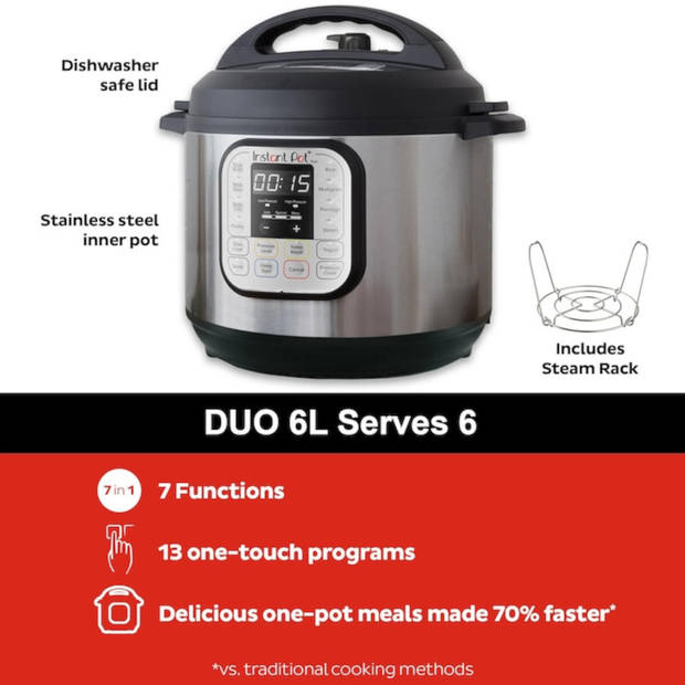 Instant Pot Duo 5,7L multicooker