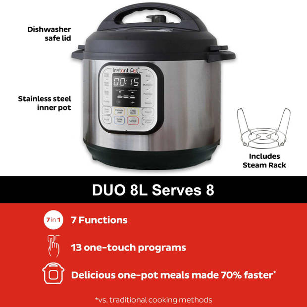 Instant Pot Duo 7,6L multicooker