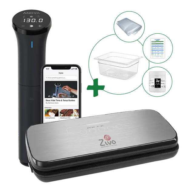 Pakket - Anova Nano 3.0 + Ziva OneTouch + Sous-vide Waterbak