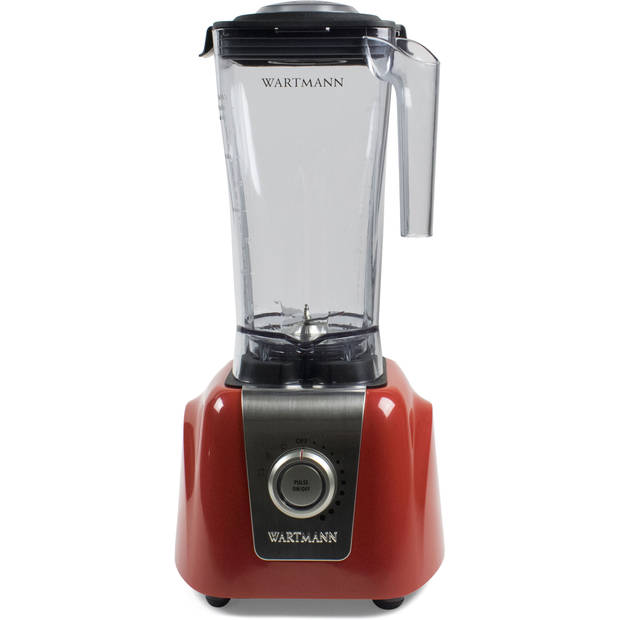 Wartmann Blender - 1250 W - rood - 2 liter