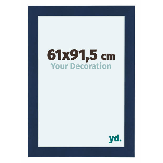 Fotolijst 61x91,5cm Donkerblauw Geveegd MDF Como