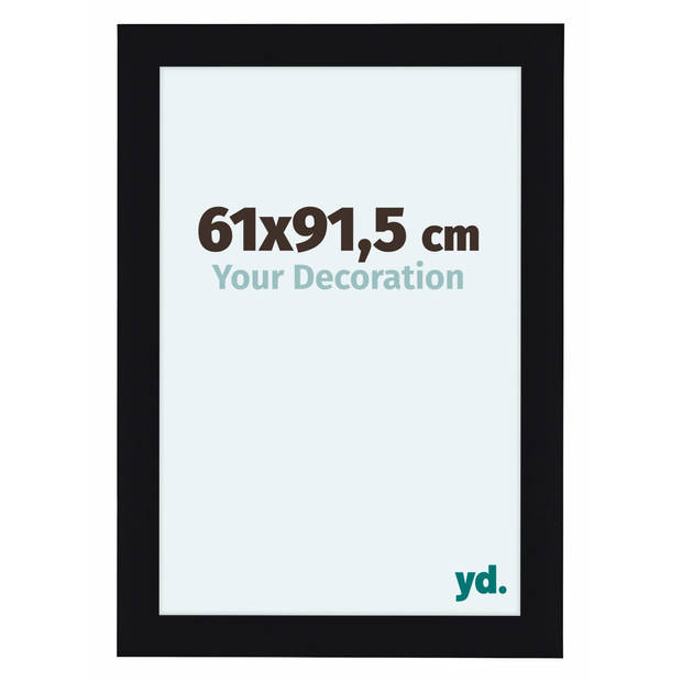 Fotolijst 61x91,5cm Zwart Hoogglans MDF Como