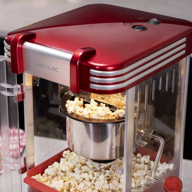 Popcorn maker Cecotec Fun&Taste P´Corn Classic Rood Zilverkleurig 500 ml 300 W