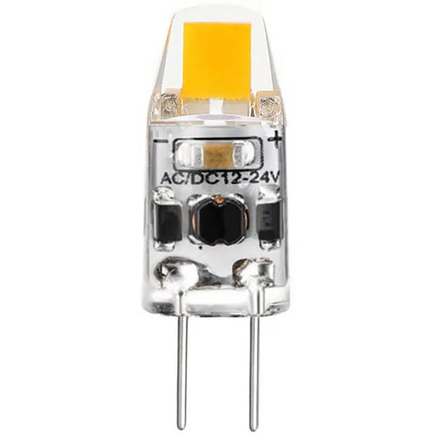 LED Lamp 10 Pack - Velvalux - G4 Fitting - Dimbaar - 2W - Warm Wit 3000K - 12V Steeklamp Vervangt 20W