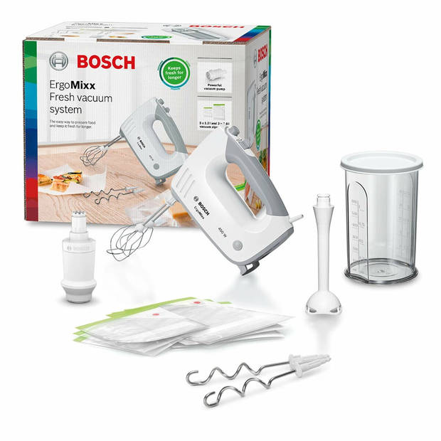 Multifunctionele Staafmixer met Accessoires BOSCH ErgoMixx Beater Grijs Wit 450 W