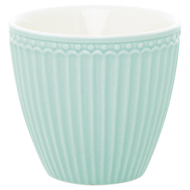 GreenGate Latte cup (Beker) Alice Cool mint 9x10 cm (350 ml)