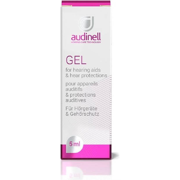 Audinell - Huidverzorgingsgel - oorverzorging - hoortoestellen - gehoorbescherming- otoplastiek