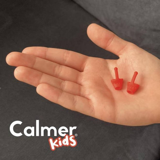 Flare Audio Calmer Kids Rood Een klein oordopje dat stress vermindert
