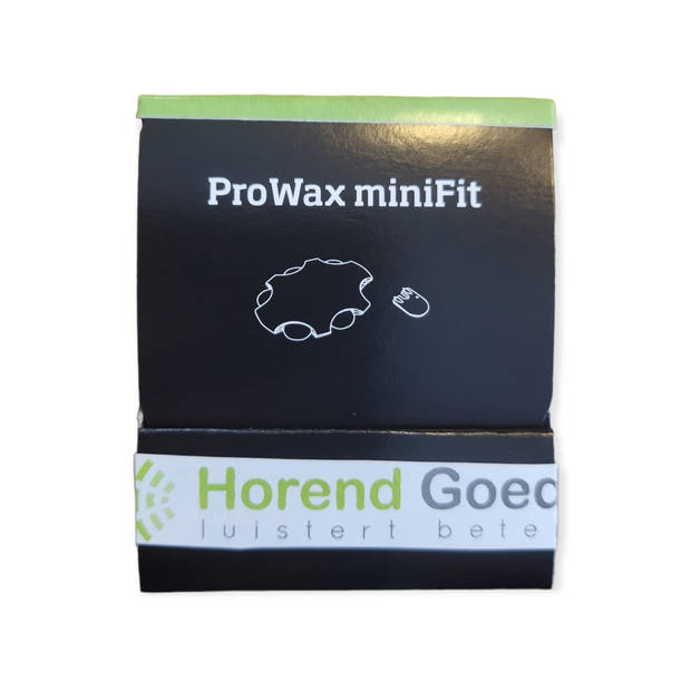 Horend Goed Prowax minifit hoortoestel filters - 1 set = 6 filters