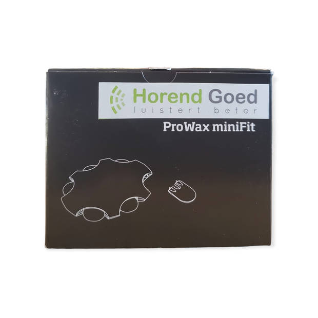Horend Goed Prowax minifit hoortoestel filters - 1 set = 6 filters