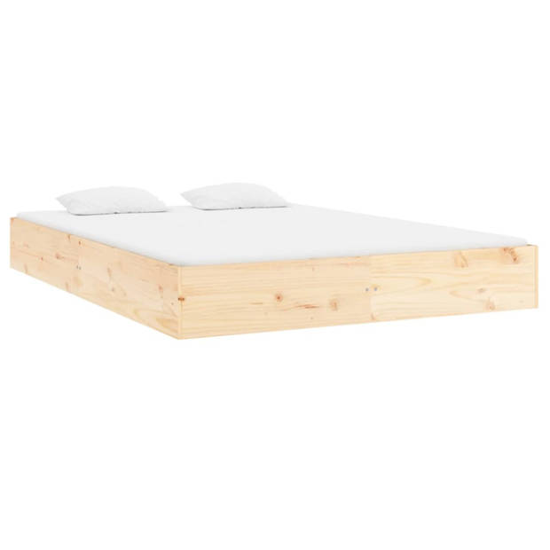 vidaXL Bedframe zonder matras massief hout 120x200 cm