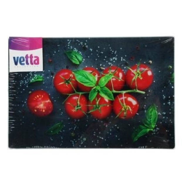 Vetta Tomato Snijplank - 30 x 40 x 0.4 cm - Glas