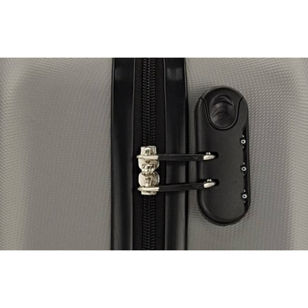 SB Travelbags Small Koffer voor handbagage - Lichtgrijs