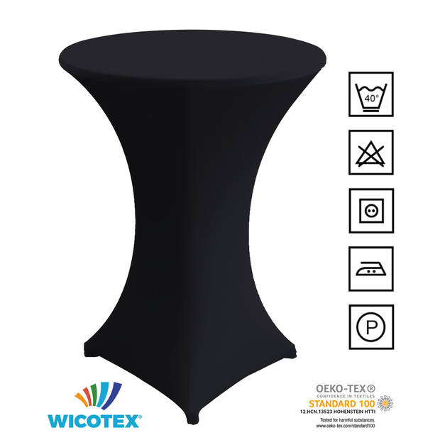 Wicotex Statafelrok-Statafelhoes 80x110cm zwart