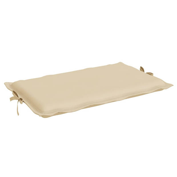 vidaXL Ligbedkussen 186x58x3 cm oxford stof beige