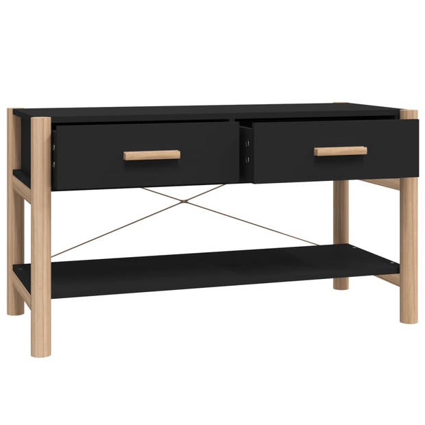 vidaXL Tv-meubel 82x38x45 cm bewerkt hout zwart