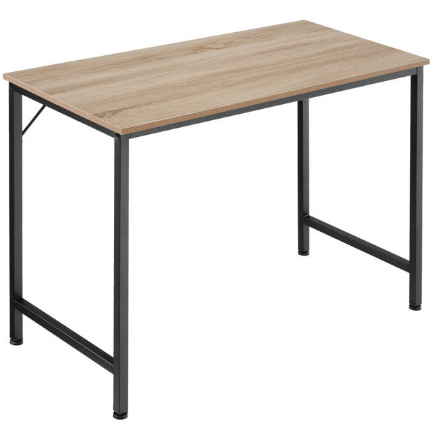 tectake - Bureau Jenkins 100 cm - industrieel - lichtbruin - 404460