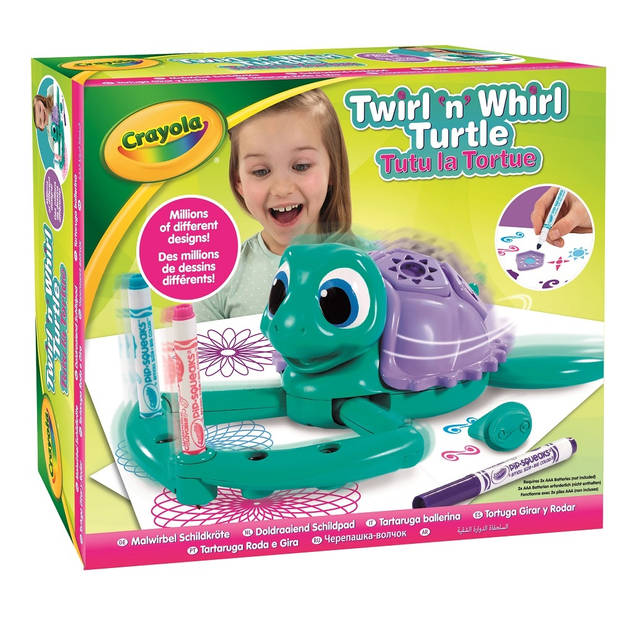 Crayola Twirl n Whirl Turtle - Maak de mooiste tekeningen