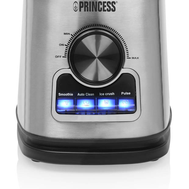 Princess 212094 Blender Solid Pro - 1,75L Glazen kan - 1400 Watt - Luxe blender