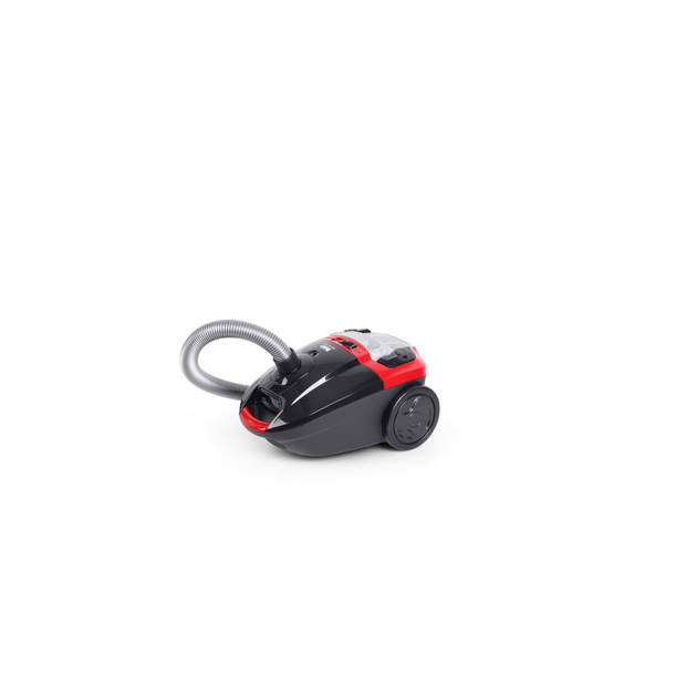 Fakir Red Vac Power Stofzuiger met Zak en HEPA 13-Filter - Rood/Zwart