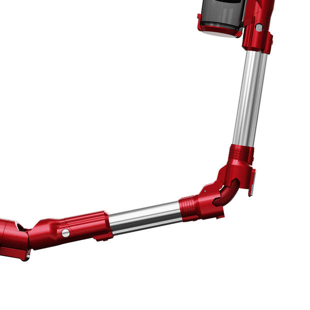 TurboTronic CV11 Steelstofzuiger met flexibele Arm en Handstofzuiger Draadloos - Rood