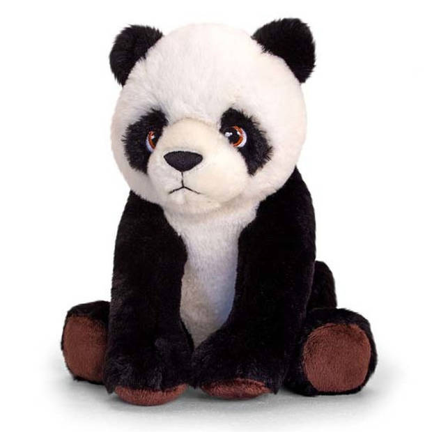 Cadeauset kind - Panda knuffel 25 cm en Drinkbeker/mol Panda 300 ml - Knuffeldier