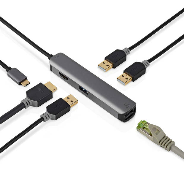 Nedis USB Multi-Port Adapter - CCBW64210AT02