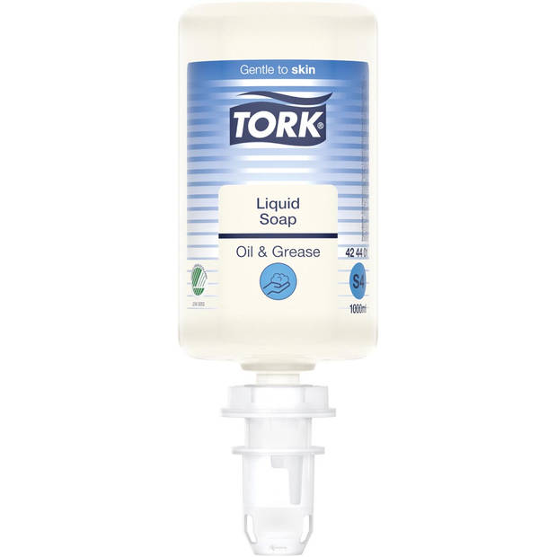 Tork vloeibare zeep Oil & Grease, S4 Premium, flacon van 1 liter 6 stuks