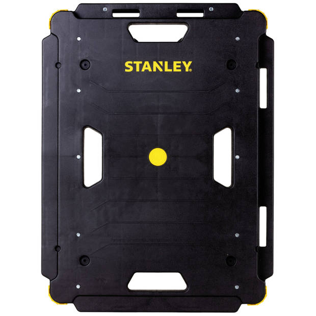 Stanley Platformwagen PC531 - 137KG - Anti-Slip Platform - Verhuizen en Klussen - 60 x 45 x 16,7 CM - Zwart/Geel